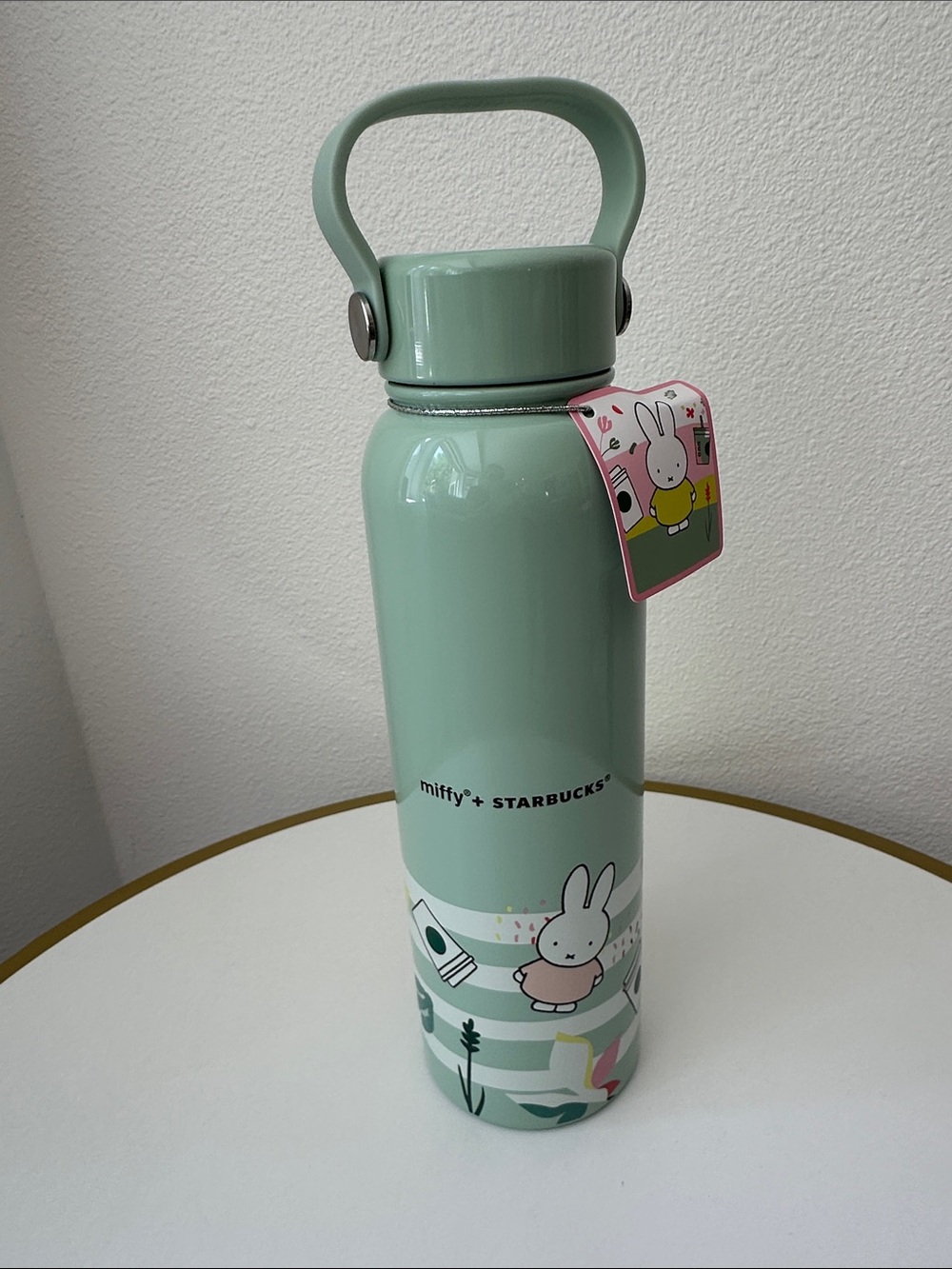 Starbucks Mint Green Miffy Stainless Steel Water Bottle NEW Viral TikTok Collect